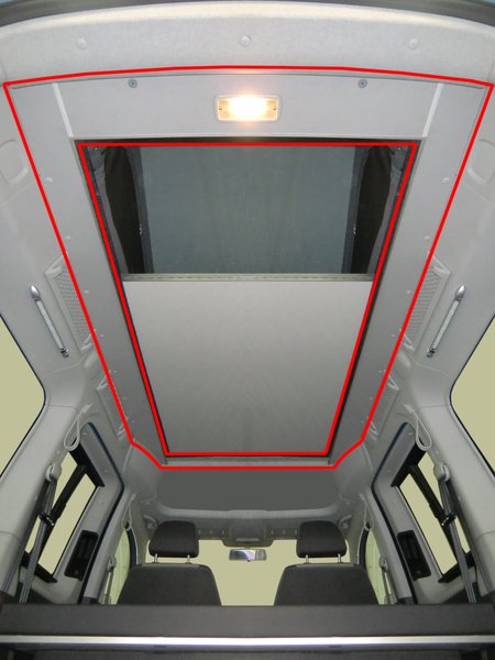 VW Caddy Maxi interior trim for pop top roof, LWB, from 2008