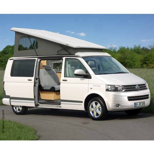 VW T6, VW T5 pop top roof Easy-Fit, LWB, rear pop up, belt lock, climatronic