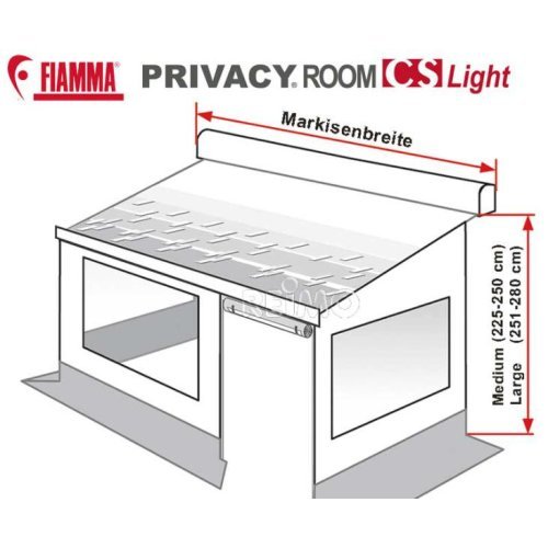 Privacy Room CS Light for Caravanstore 410 cm