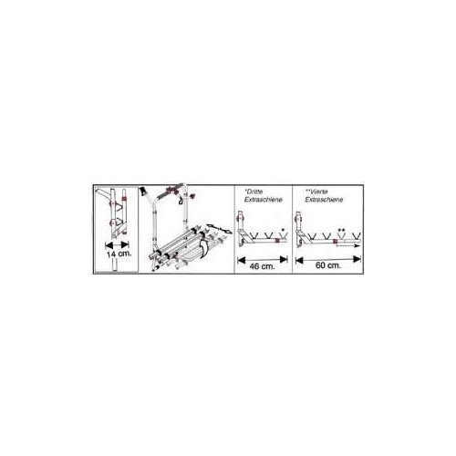 Rear carrier for Mercedes Vito (2 bicycles)