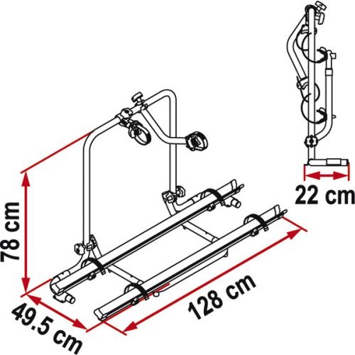 Carry Bike Garage Plus for 2, up to a maximum of 4 bicycles