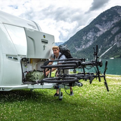 Drawbar carrier Caravan Superb Standard - XT black