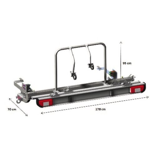 EuroCarry E-Bike carrier for Fiat Ducato from 2006, payload up to 80kg
