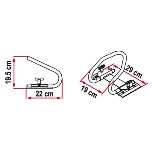MotoWheel Chock Rear