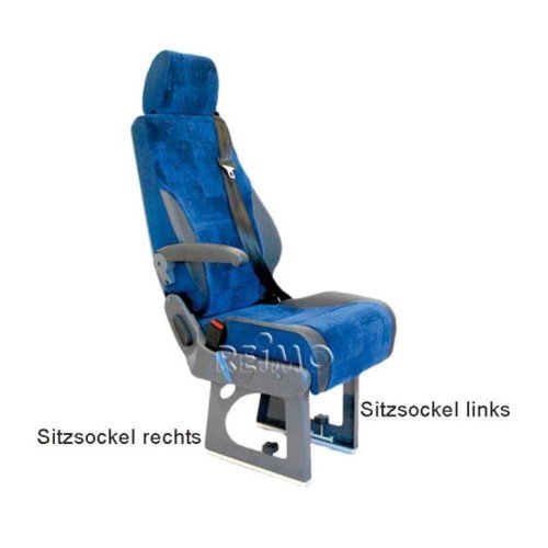 Seat base for Euro seat 28 cm, right