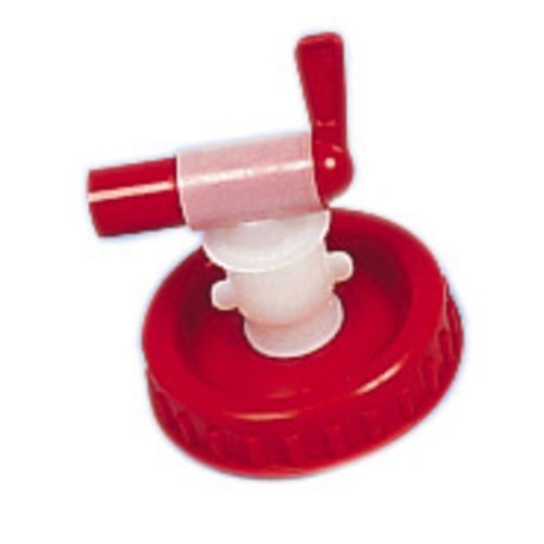 Screw cap DIN 96 with outlet tap