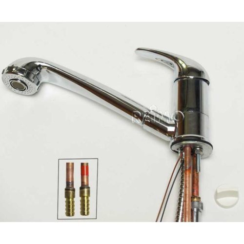 Single lever mixer ROMA with hand shower LONDON
