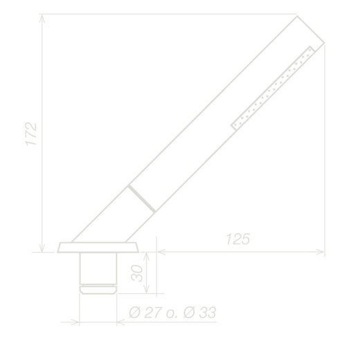 Shower set TREND E - With 3/8" connection