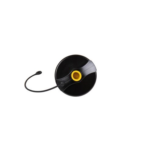 Filler neck cap diesel, black, venting membrane + connection