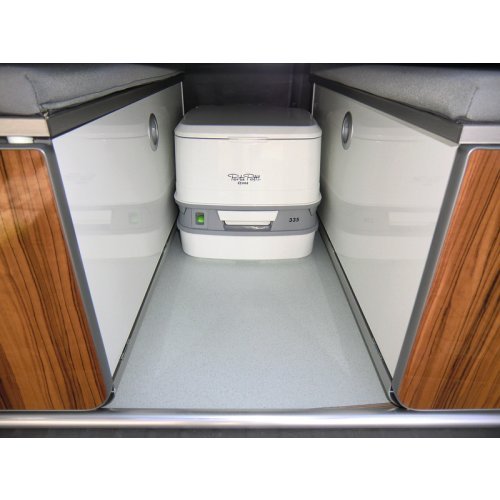 Porta Potti 335 Portable Camping Toilet - With Hold Down Kit - White