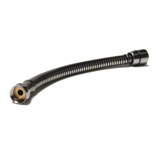 Shower hose 1,6m 1/2 x 1/2 metal effect