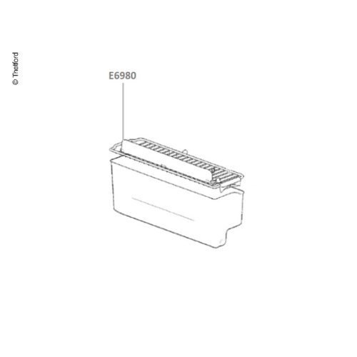 Shelf food retainer
